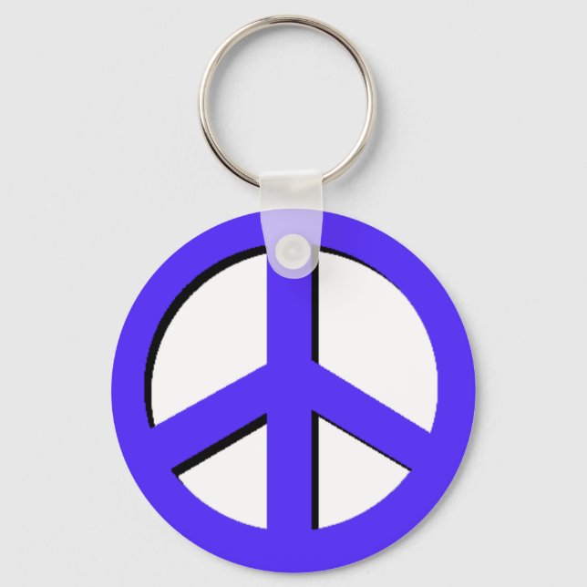 Porte-clés Porte - clé de la paix bleue (Recto)