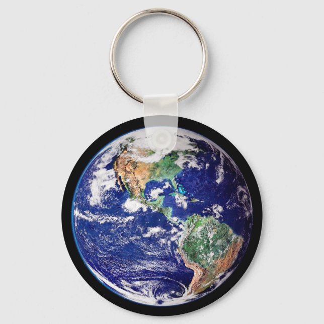 Porte-clés Porte - clé de la planète Terre. (Recto)