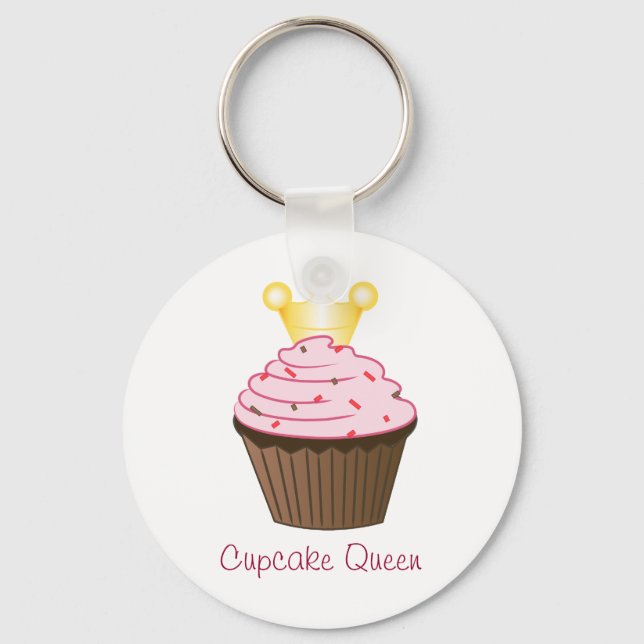 Porte-clés Porte - clé de la reine Cupcake (Recto)