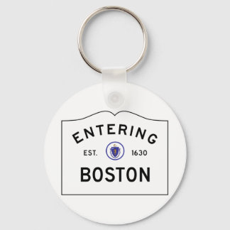 Porte-clés Porte - clé de la route Boston Massachusetts