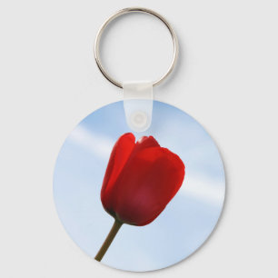 Porte-clés Porte - clé de la Tulipe rouge