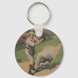 Porte-clés Porte - clé de l'affiche de baseball