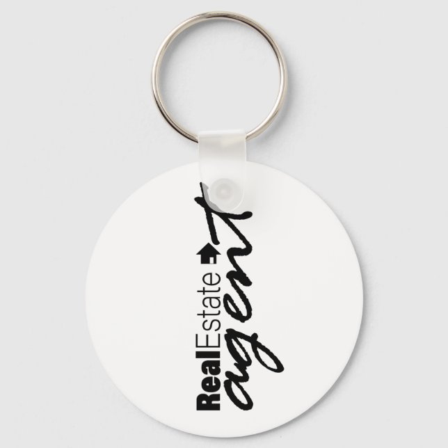 Porte-clés Porte - clé de l'agent immobilier (Recto)