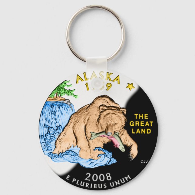 Porte-clés Porte - clé de l'Alaska (Recto)