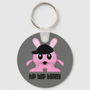 Porte-clés Porte - clé de lapin de hip hop