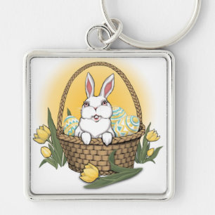 Porte-clés Porte - clé de lapin de Pâques fêtes de Pâques
