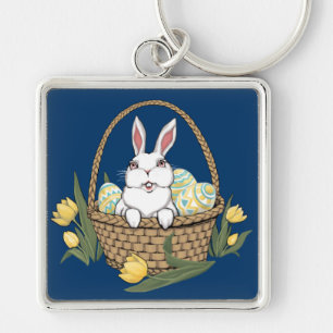 Porte-clés Porte - clé de lapin de Pâques fêtes de Pâques