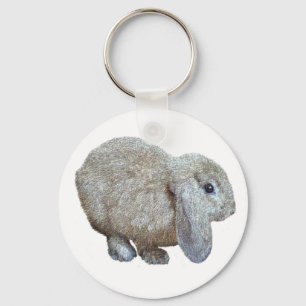 Porte-clés Porte - clé de lapin d'oreille Holland Lop