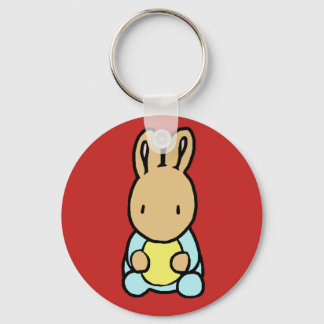 Porte-clés Porte - clé de lapin doux
