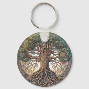 Porte-clés Porte - clé de l'arbre païen de la vie