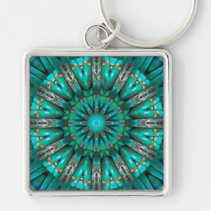 Porte-clés Porte - clé de l'art 1 de turquoise