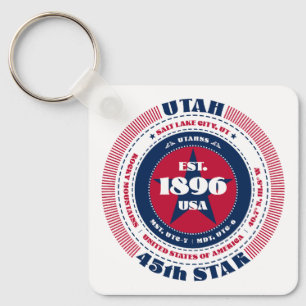 Porte-clés Porte - clé de l'État de l'Utah