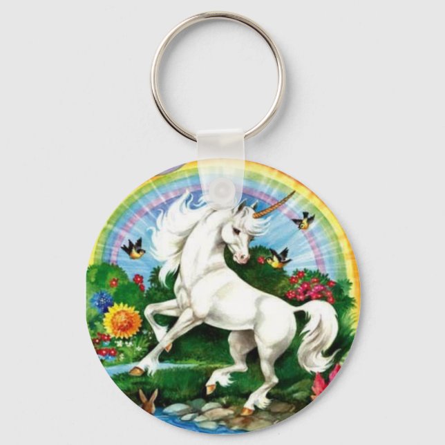 Porte-clés Porte - clé de licorne magique (Recto)