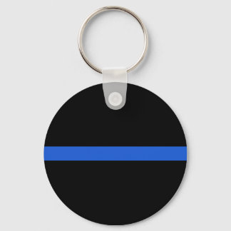 Porte-clés Porte - clé de ligne bleue mince