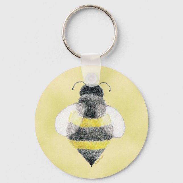 Porte-clés Porte - clé de l'illustration Bumble Bee (Recto)