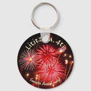 Porte-clés Porte - clé de Lititz 4 juillet