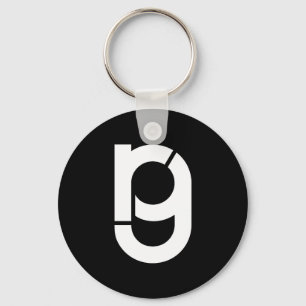 Porte-clés Porte - clé de logo de RG