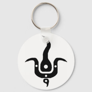 Porte-clés porte - clé de logo de skateteam de conspiration