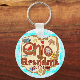 Porte-clés Porte - clé de l'Ohio Grand-mère