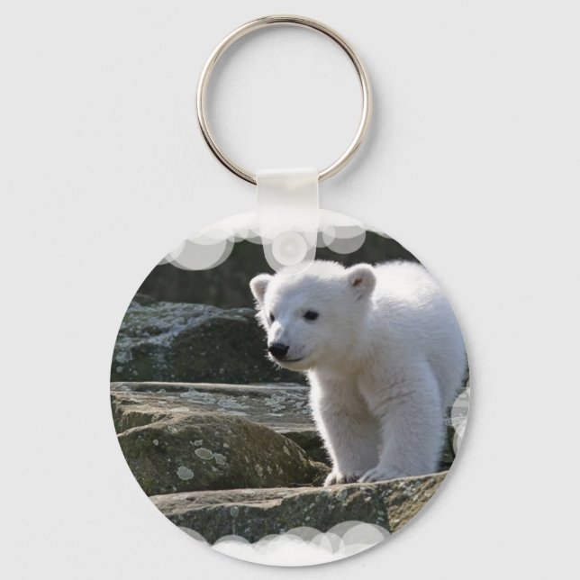 Porte-clés Porte - clé de l'ours polaire bébé (Recto)