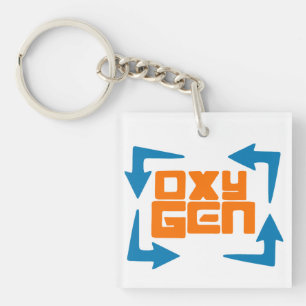 Porte-clés porte - clé de l'oxygène