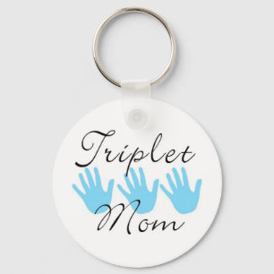 Porte-clés porte - clé de maman de triplet