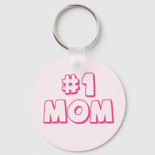 Porte-clés Porte - clé de maman du numéro un de la maman #1