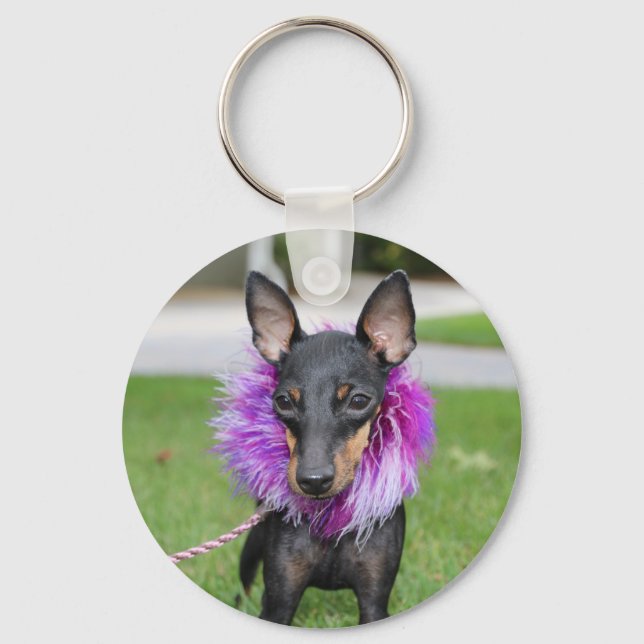 Porte-clés Porte - clé de Manchester Terrier (Recto)
