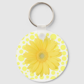 Porte-clés Porte - clé de marguerite jaune