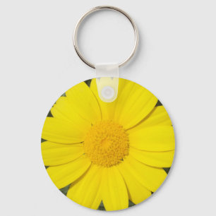 Porte-clés Porte - clé de marguerite jaune