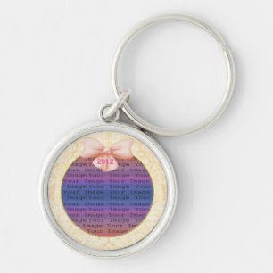 Porte-clés Porte - clé de Mariage de Bow rose