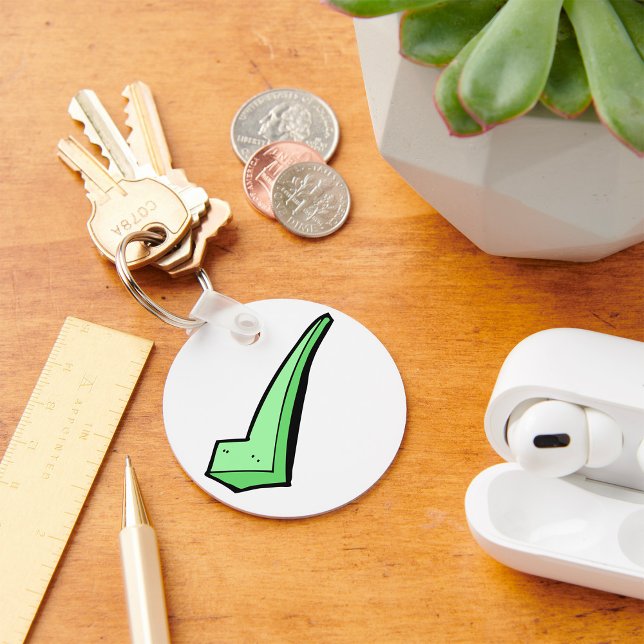 Porte-clés Porte - clé de marque verte (Créateur téléchargé)