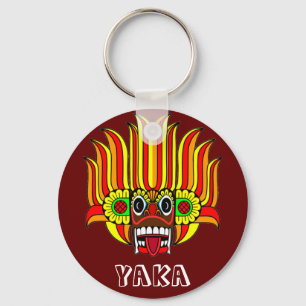 Porte-clés Porte - clé de masque diable/démon sri-lankais (ya