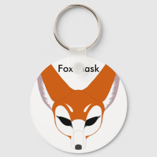 Porte-clés Porte - clé de masque Orange Fox