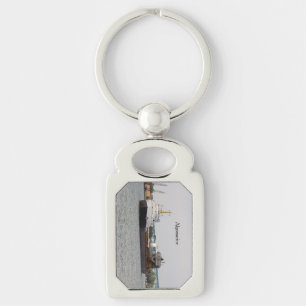 Porte-clés Porte - clé de métal algomarine