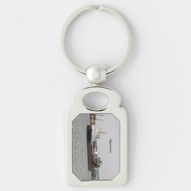 Porte-clés Porte - clé de métal algomarine (Devant)
