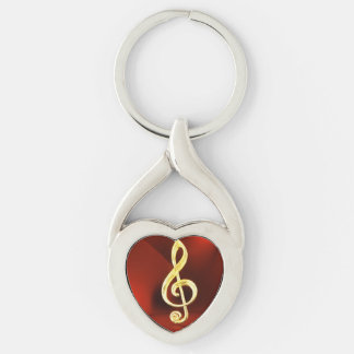 Porte-clés Porte - clé de métal de musique