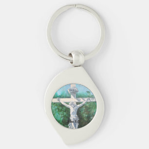 Porte-clés Porte - clé de métal Jean 3:16 pasteur de l'église