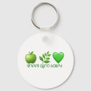 Porte-clés Porte - clé de miel Afro Vert