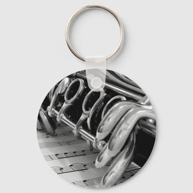 Porte-clés Porte - clé de musique Clarinet (Recto)
