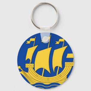 Porte-clés Porte - clé de navire jaune