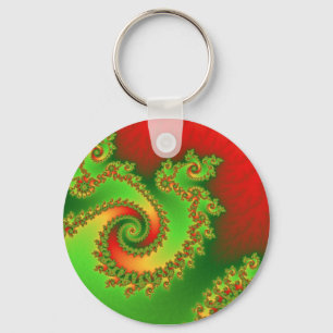 Porte-clés Porte - clé de Noël triple Twirl