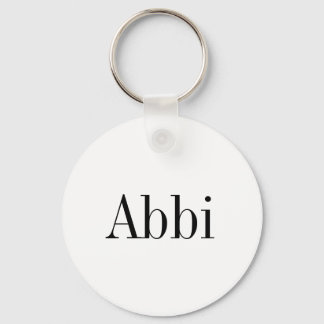 Porte-clés Porte - clé de nom d'abbi