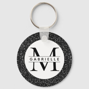 Porte-clés Porte - clé de nom initial et personnalisé de la P