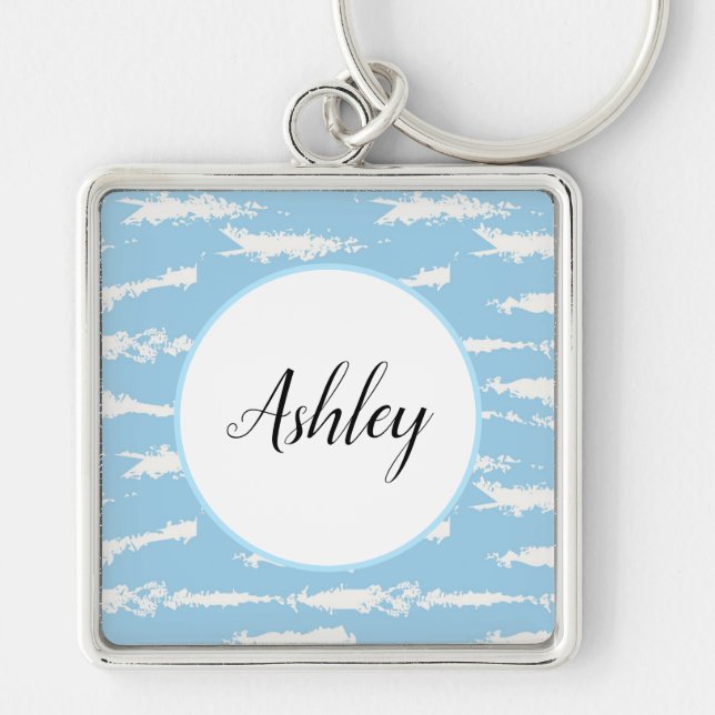Porte-clés Porte - clé de nom personnalisé (Devant)
