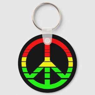 Porte-clés Porte - clé de paix de Rasta
