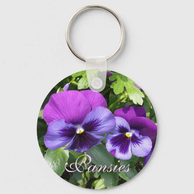 Porte-clés Porte - clé de panneaux violets (Recto)
