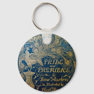 Porte-clés Porte - clé de paon de fierté et de préjudice