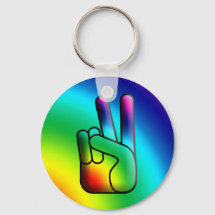 Porte-clés Porte - clé de Peace Out Hippie