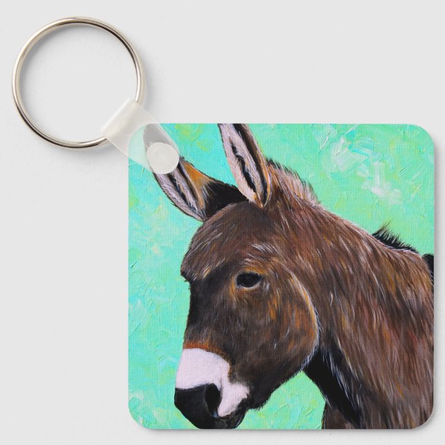 Porte-clés Porte - clé de peinture Donkey (Recto)